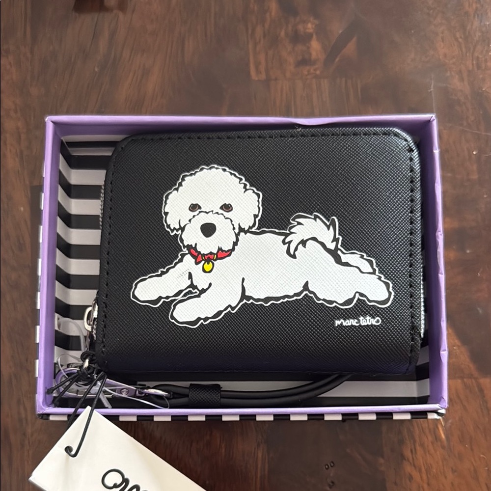 Marc Tetro Dog Wallet - Black and White
